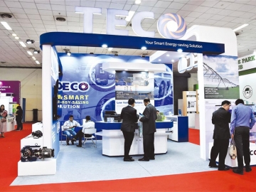 主打動(dòng)力節(jié)能、智慧監(jiān)控 東元 現(xiàn)身印度臺(tái)灣形象展