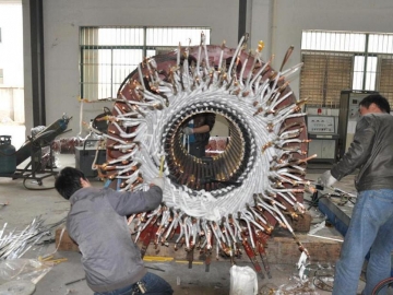 電機由于軸承轉(zhuǎn)動不靈活造成電機端蓋軸承座孔變大的解決方法