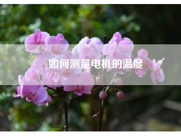 如何測量電機的溫度
