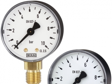 111.10, 111.12波登管壓力表，銅合金材質(zhì)