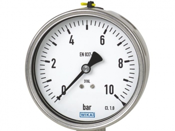 232.50, 233.50波登管壓力表，不銹鋼材質(zhì)