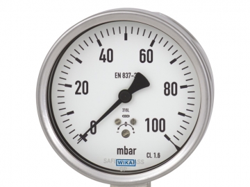 632.50, 633.50膜盒式壓力表，不銹鋼材質(zhì)