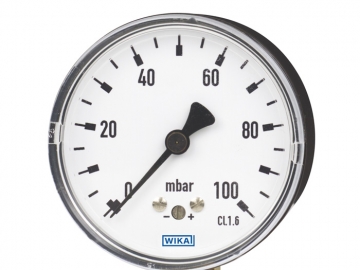 611.10, 631.10膜盒式壓力表，銅合金或不銹鋼材質(zhì)