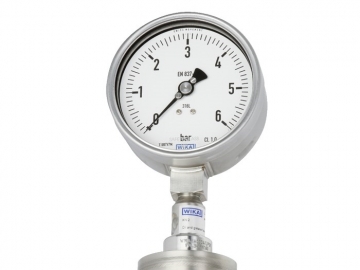 DSS34M符合EN837-1標(biāo)準(zhǔn)的壓力表組裝隔膜密封