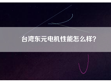 臺(tái)灣東元電機(jī)性能怎么樣？