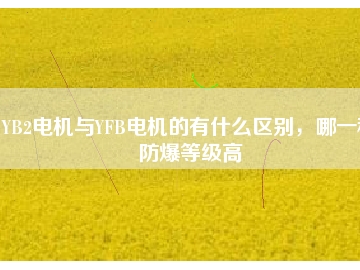 YB2電機與YFB電機的有什么區(qū)別，哪一種防爆等級高